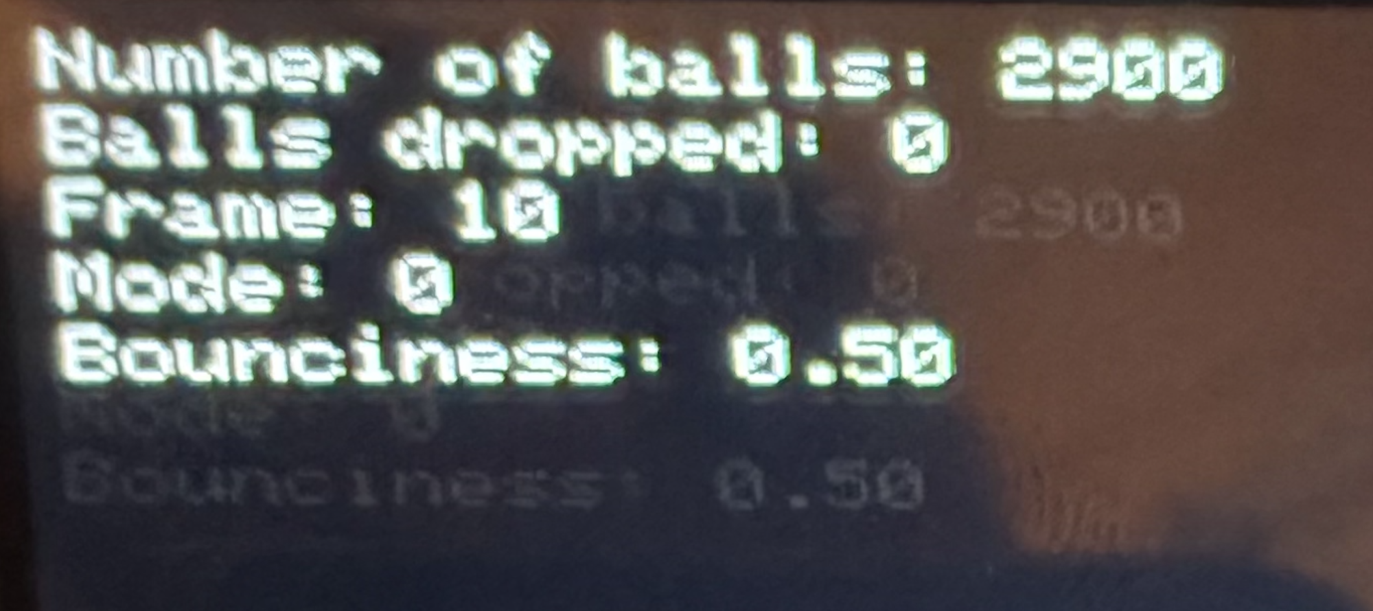 VGA text display