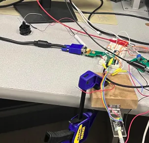 Look at the Spare Fan that had its wires pulled out. The fan stopped working due to the negative wire damaged internally due to tension.