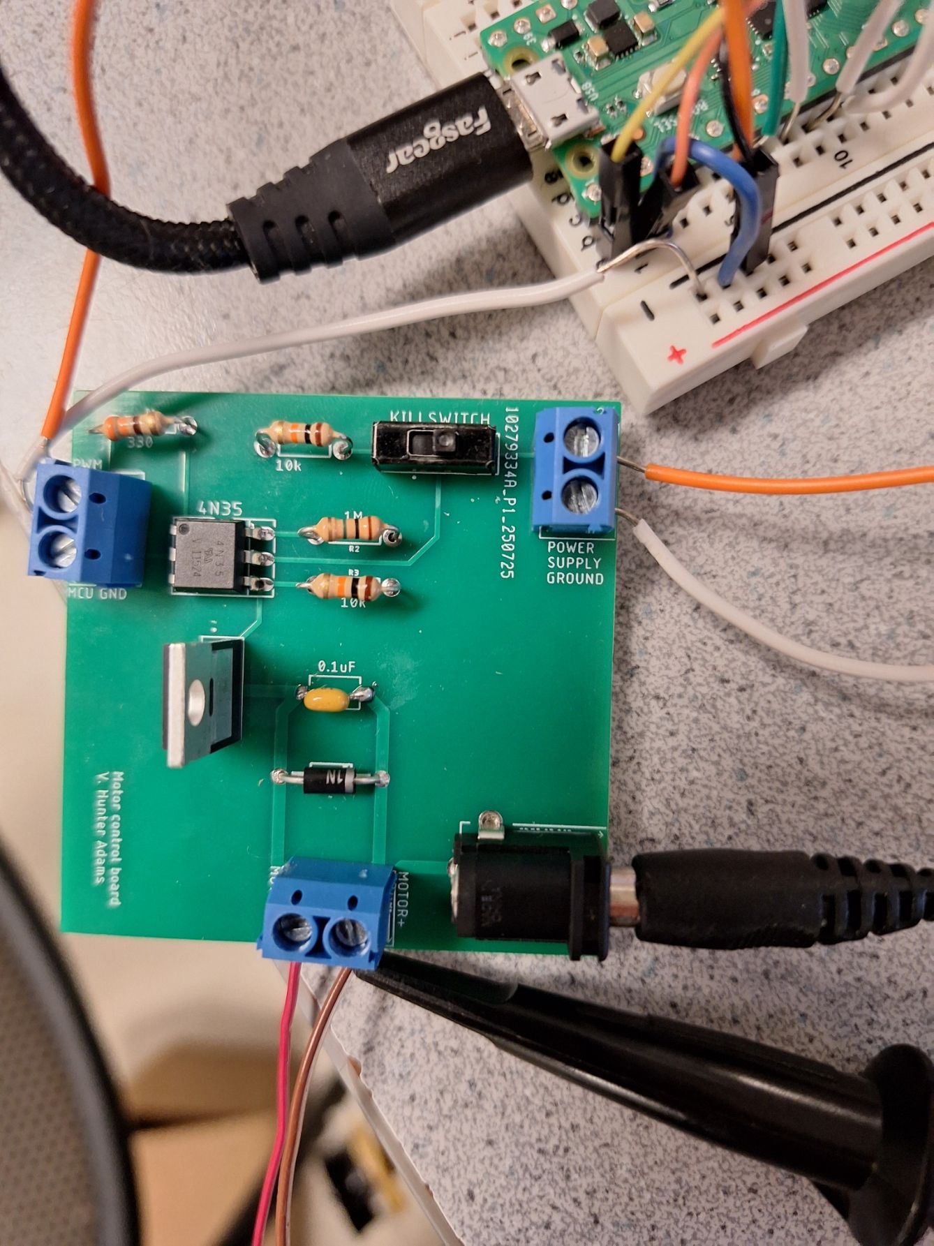 Physical PWM Motor Controller