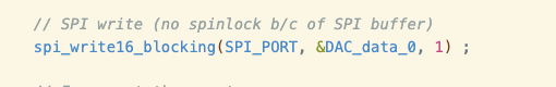 SPI write